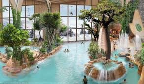 The new Aquariaz waterpark in Avoriaz