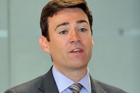 Burnham "NHS has gone downhill on David Cameron’s watch.” (Photo credit: MEN)